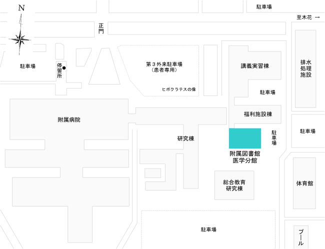 宮崎大学 清武キャンパスの地図