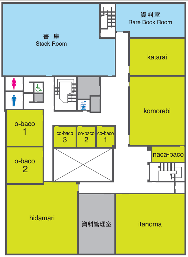 ３階の館内図